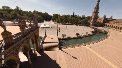 Sevilla - Plaza de Espana - Drone FPV photo