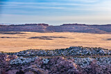 Aerial panoramic view of the Arches National Park, Utah