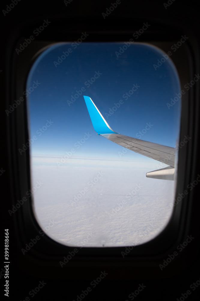 view from the airplane window view from the airplane window