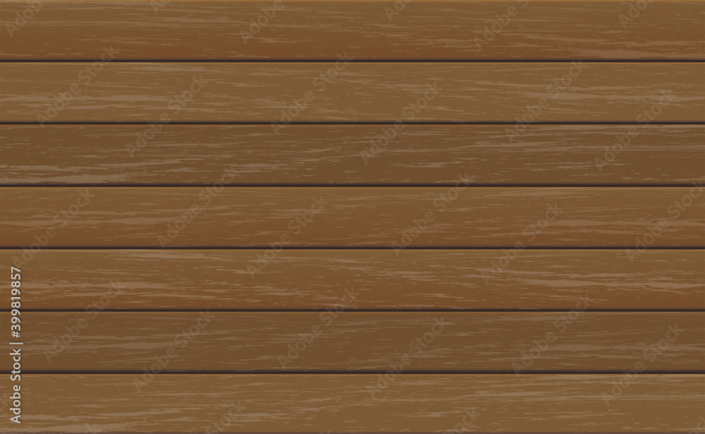 Fototapeta premium Wood texture abstract background, Top view of parquet medium color flooring texture or laminate board, Vector illustration.