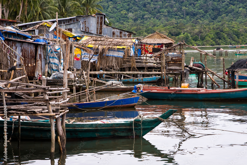 small villages on the island of Phu Quoc, Vietnam, Asia