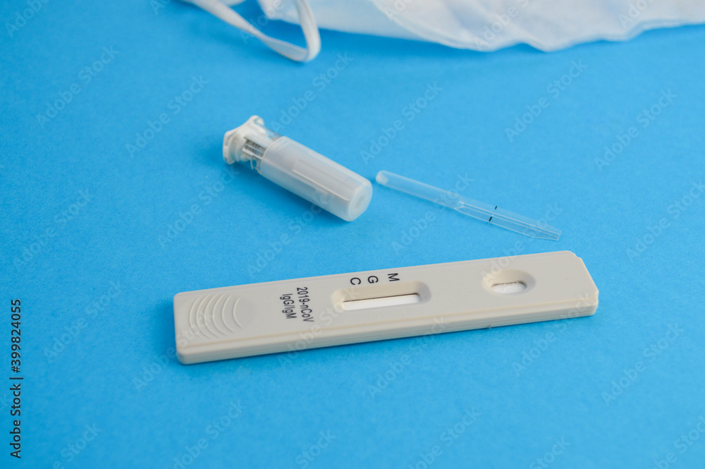 Fototapeta premium Coronavirus COVID 19 nCov Outbreak. New Corona Virus Blood Test Tube from Patient. Positive Case of Korona Virus Europe, Italy, Wuhan, China. Epidemic and Pandemic infection