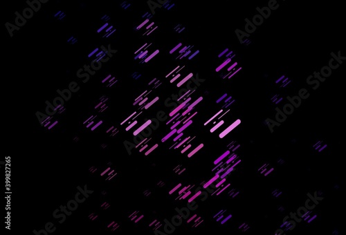 Dark Purple, Pink vector pattern with narrow lines.
