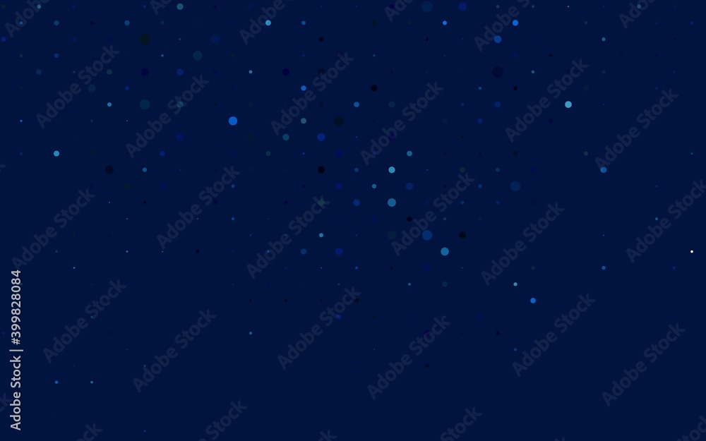 Light BLUE vector cover with spots. Light BLUE vector cover with spots.