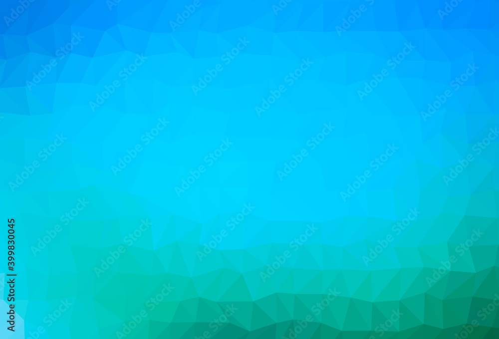 Light Blue, Green vector low poly layout. Light Blue, Green vector low poly layout.