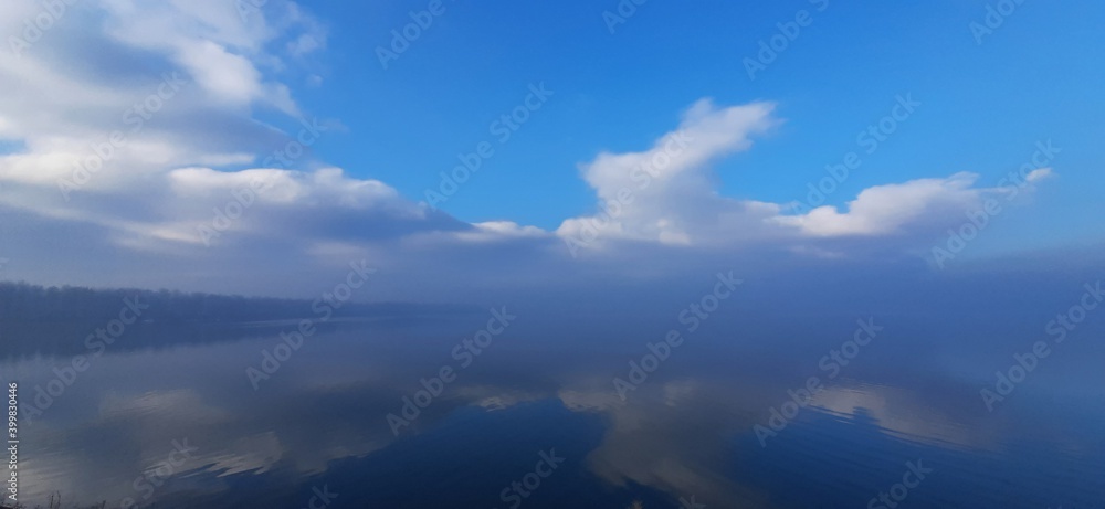 Fototapeta premium blue sky and clouds