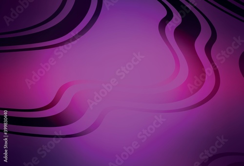 Dark Purple vector colorful blur backdrop.
