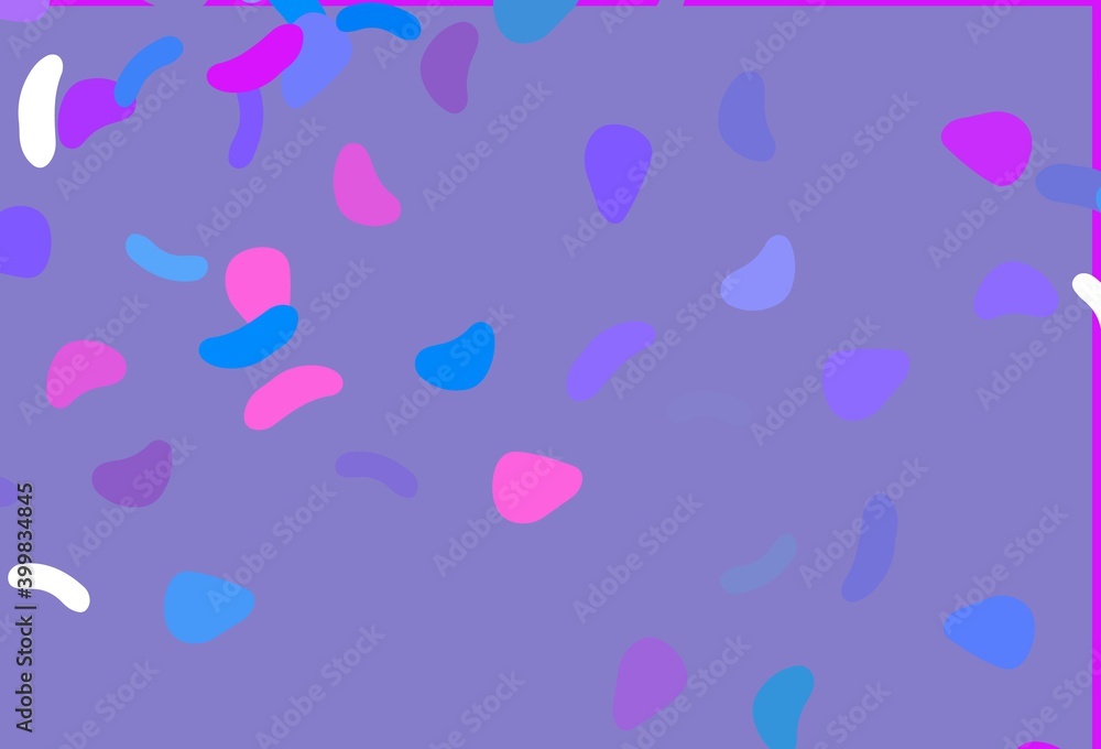 Light Pink, Blue vector template with memphis shapes. Light Pink, Blue vector template with memphis shapes.