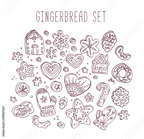 Gingerbread set