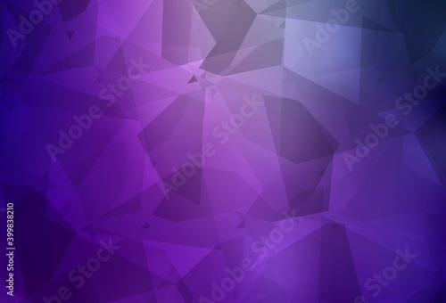 Light Purple, Pink vector texture with abstract poly forms.