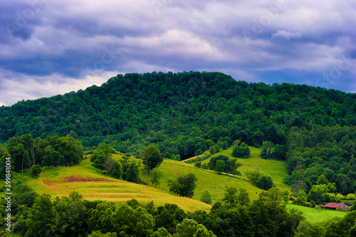 West Virginia rual countryside landscape