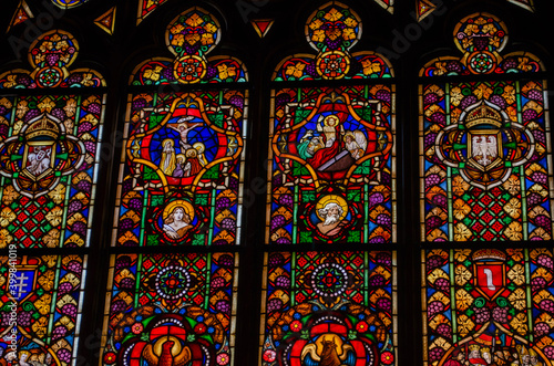 stained glass window