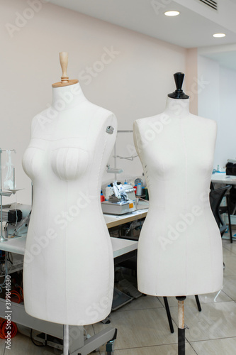 Sartorial mannequin in atelier interior