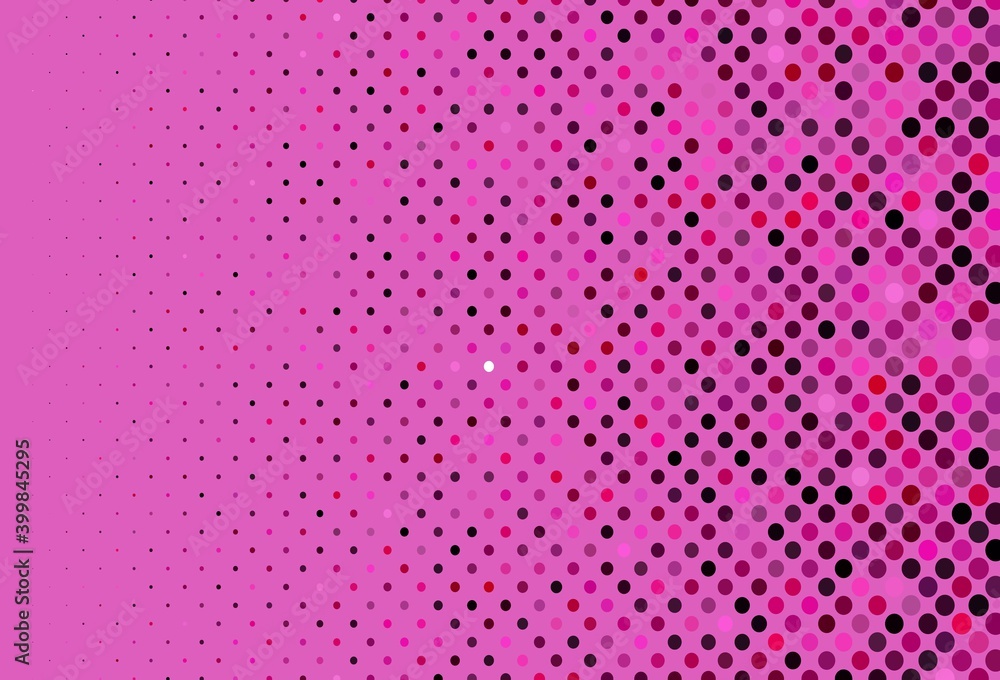 Dark Pink vector backdrop with dots. Dark Pink vector backdrop with dots.