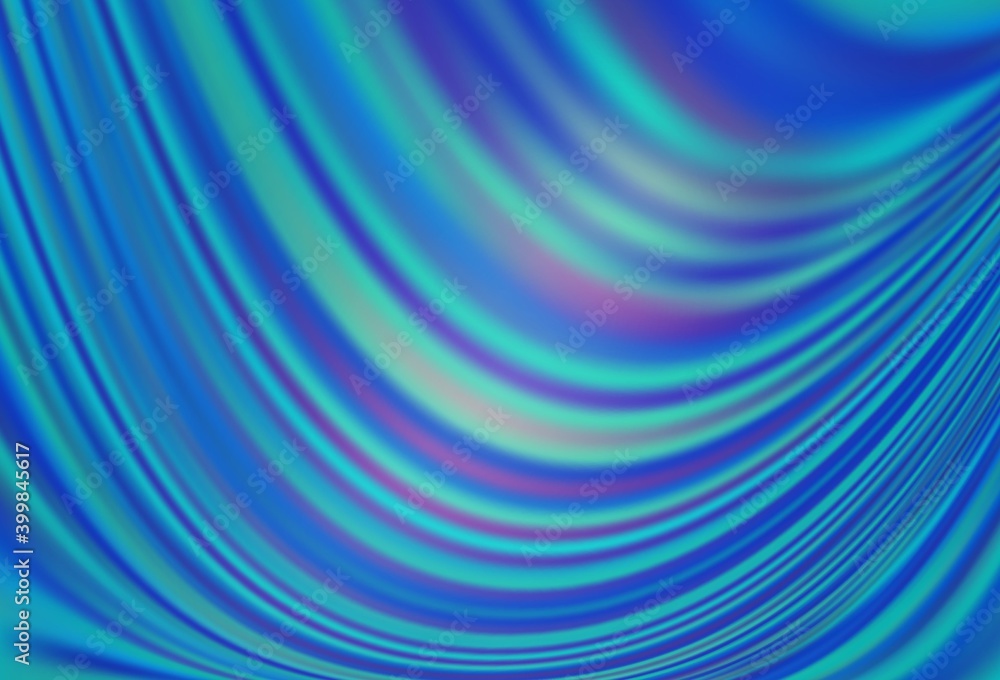 Fototapeta premium Light BLUE vector template with abstract lines.