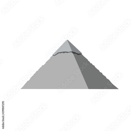 Vector illustration of the Pyramid of Cheops. Egypt