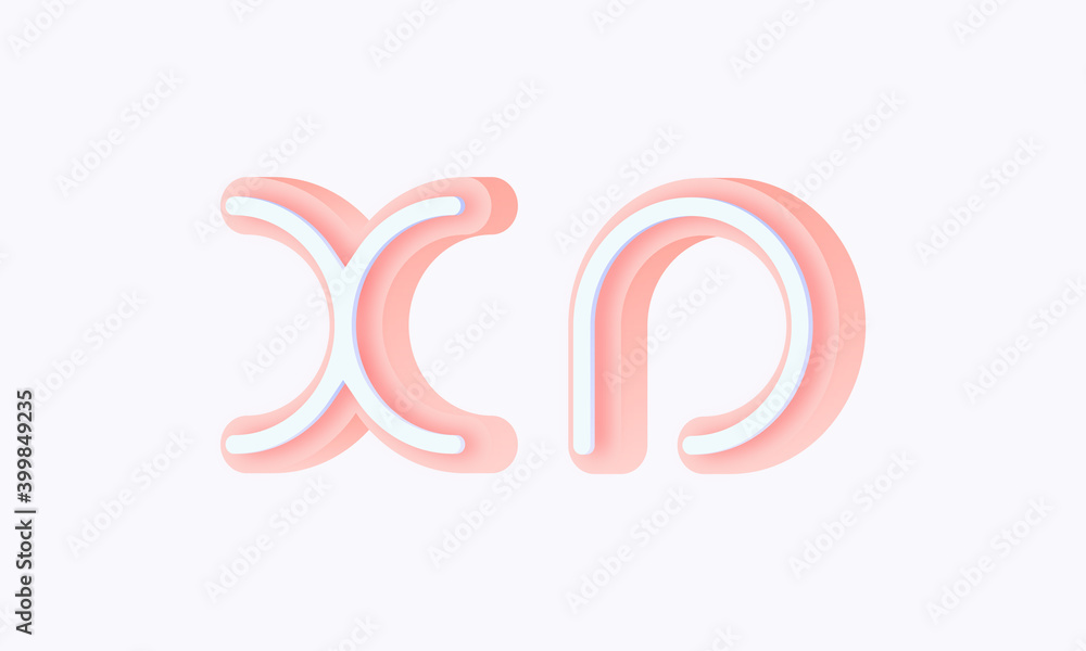 3D isometric premade logo rounded kids store circle monogram alphabet characters 3D isometric premade logo rounded kids store circle monogram alphabet characters