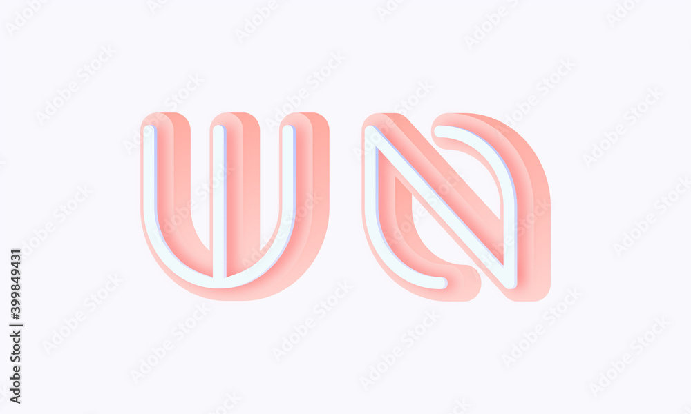 3D isometric premade logo rounded kids store circle monogram alphabet characters 3D isometric premade logo rounded kids store circle monogram alphabet characters