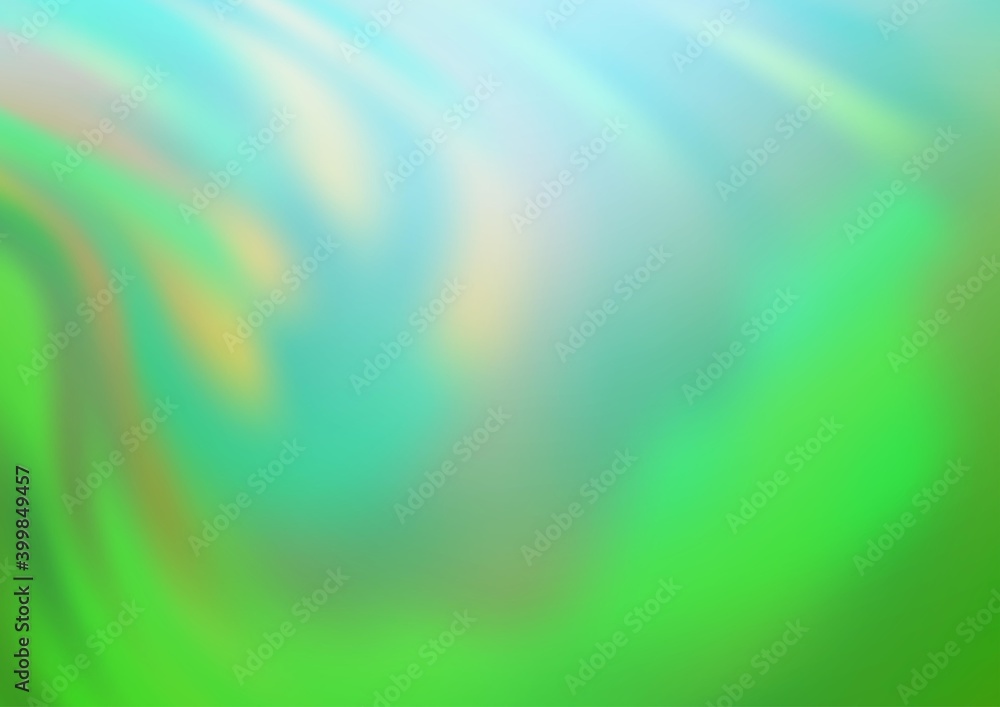Light Green vector blurred background. Light Green vector blurred background.