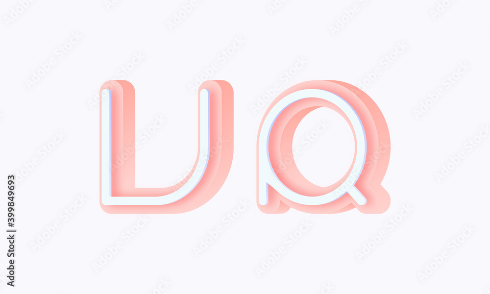 3D isometric premade logo rounded kids store circle monogram alphabet characters 3D isometric premade logo rounded kids store circle monogram alphabet characters