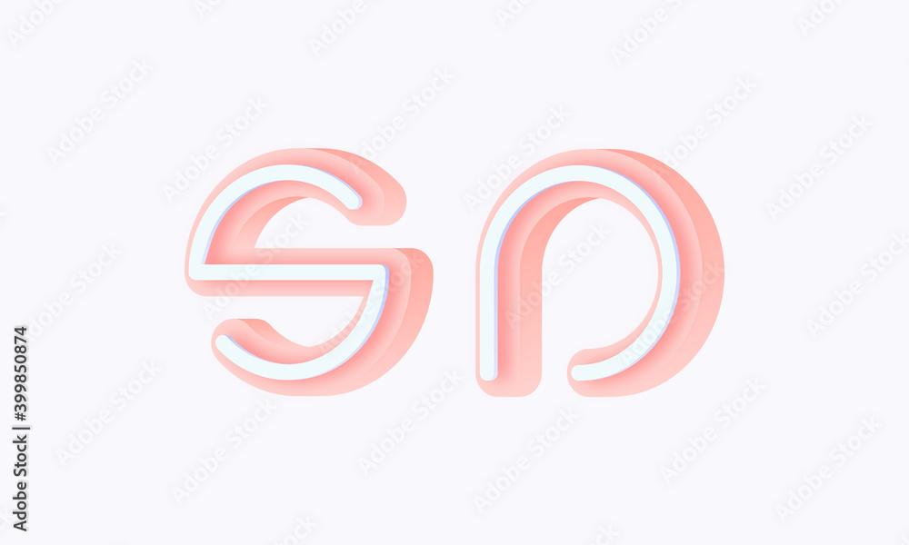 3D isometric premade logo rounded kids store circle monogram alphabet characters 3D isometric premade logo rounded kids store circle monogram alphabet characters