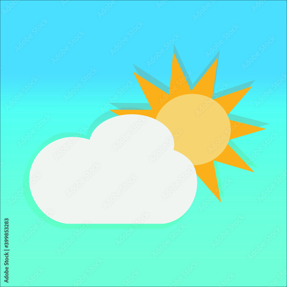 sun and clouds sun and clouds