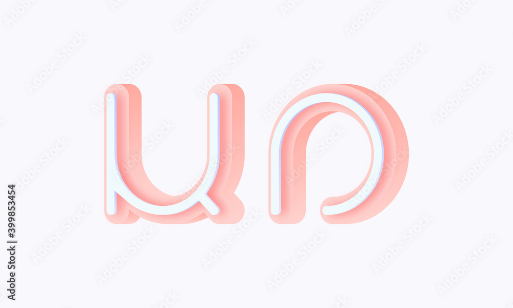 3D isometric premade logo rounded kids store circle monogram alphabet characters 3D isometric premade logo rounded kids store circle monogram alphabet characters