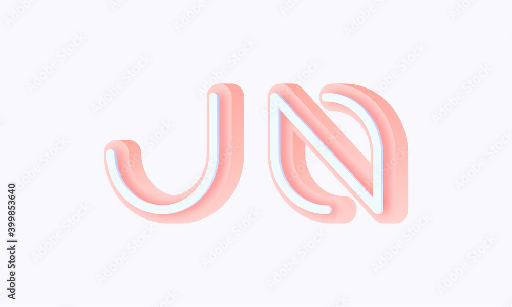 3D isometric premade logo rounded kids store circle monogram alphabet characters 3D isometric premade logo rounded kids store circle monogram alphabet characters
