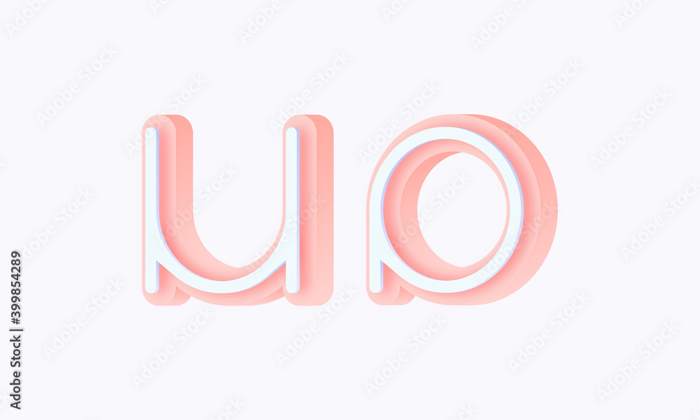 3D isometric premade logo rounded kids store circle monogram alphabet characters 3D isometric premade logo rounded kids store circle monogram alphabet characters