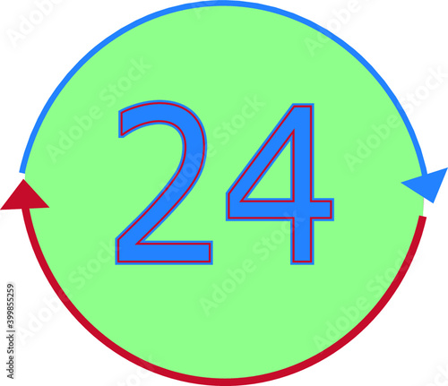 sign around the clock