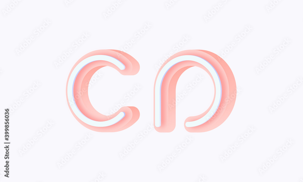 3D isometric premade logo rounded kids store circle monogram alphabet characters 3D isometric premade logo rounded kids store circle monogram alphabet characters