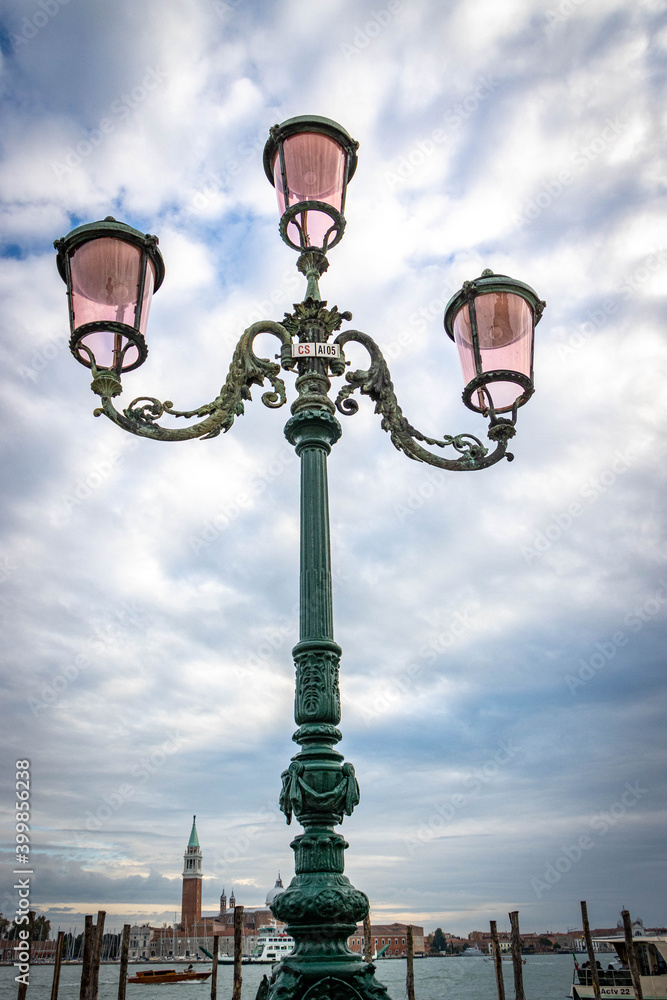 typical Venetian streetlight