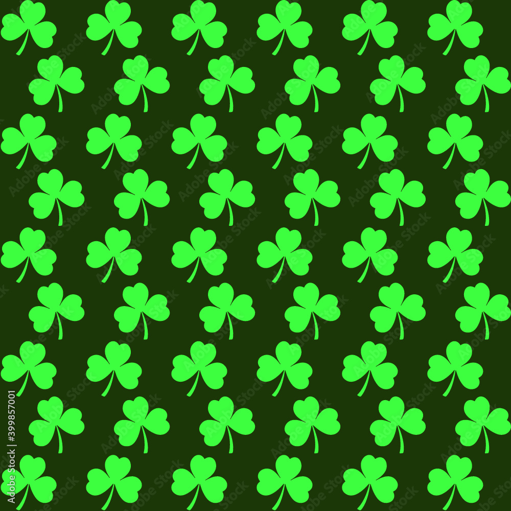 seamless pattern with clover seamless pattern with clover