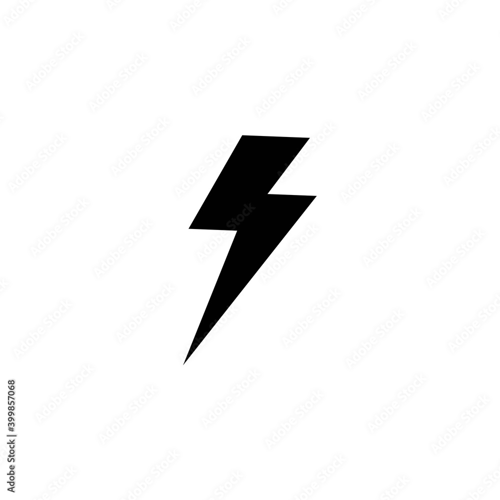 lightning icon logo vector lightning icon logo vector