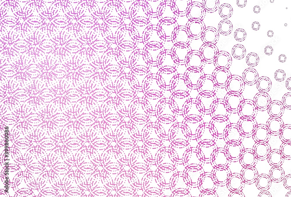 Light pink vector texture with disks. Light pink vector texture with disks.