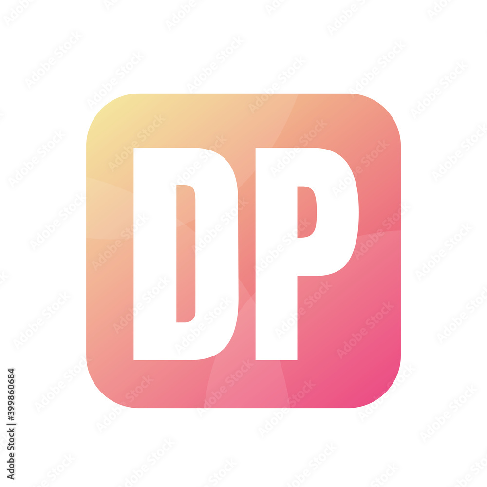 DP Letter Logo Design With Simple style DP Letter Logo Design With Simple style