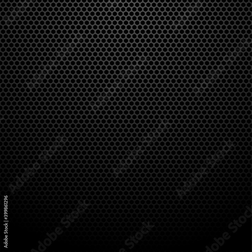 Metal Hole Background. Square size. Isolated Vector illustration