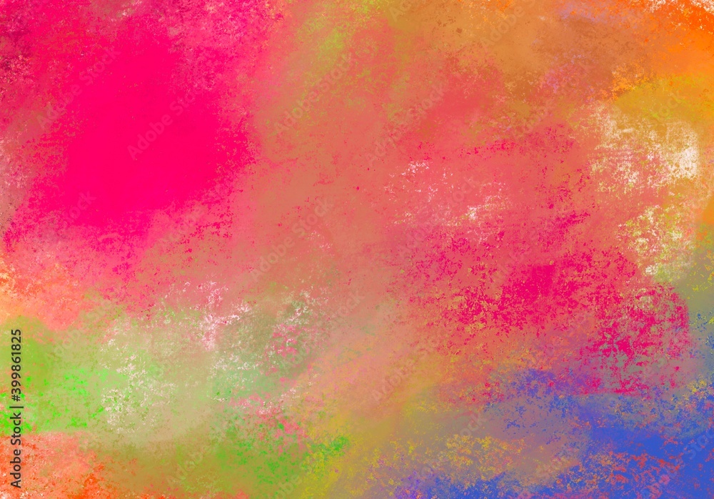 Abstract textured rainbow background 