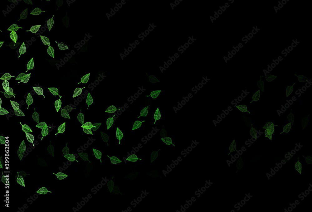 Dark Green vector sketch pattern. Dark Green vector sketch pattern.
