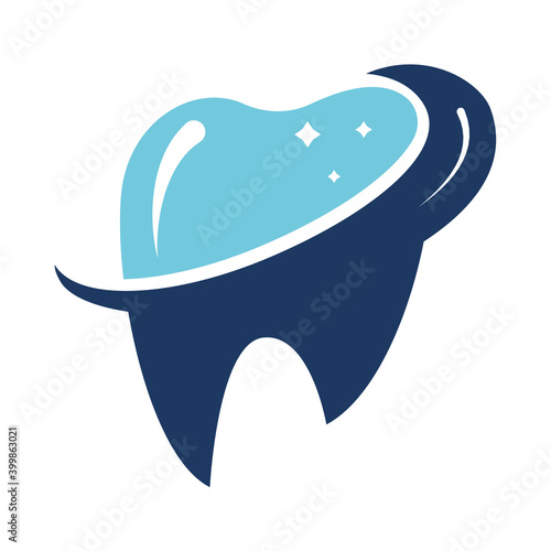 Dental logo Template vector illustration design. Dental Clinic Logo Teeth abstract design vector template.