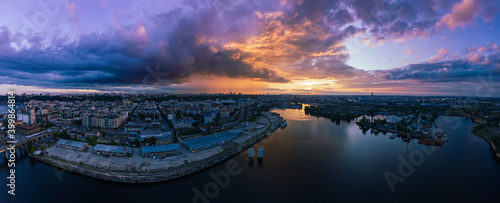 Sunset over Dnipro