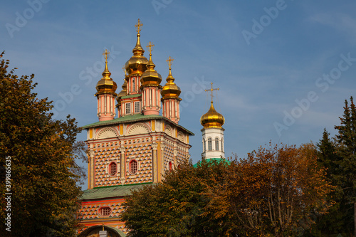 Gate John the Baptist Church in the Trinity-Sergius Lavra in Sergiev Posad, Moscow Region (Russia)