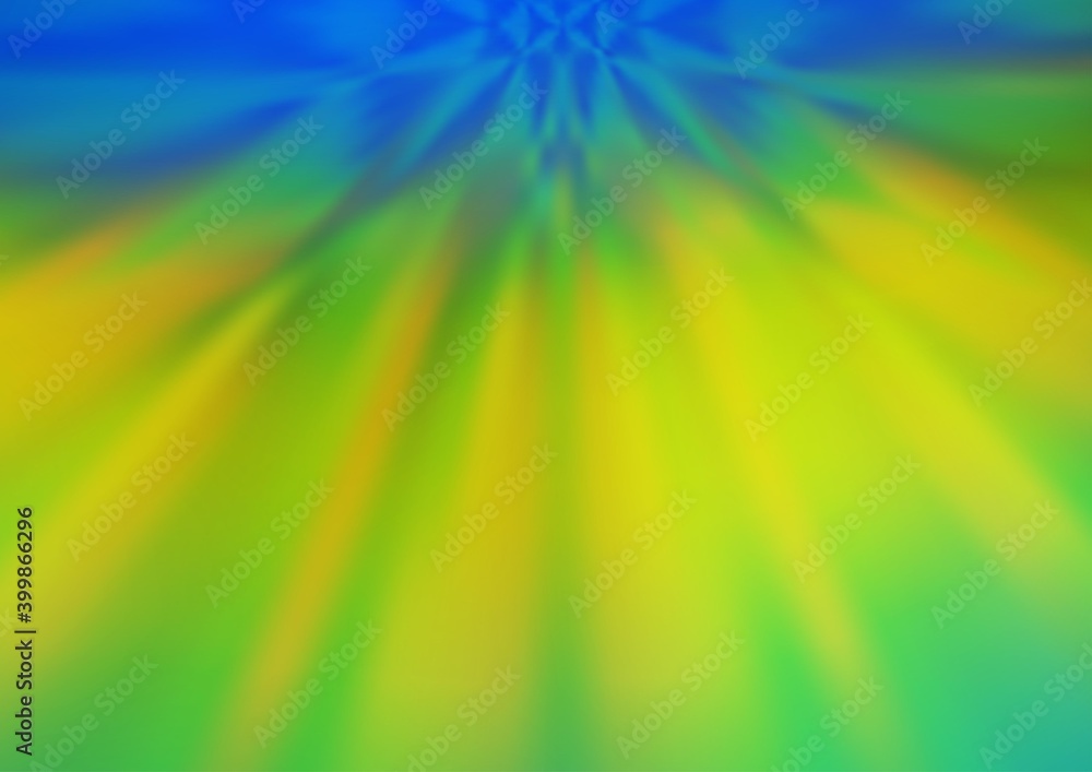 Obraz premium Dark Blue, Yellow vector glossy abstract template.