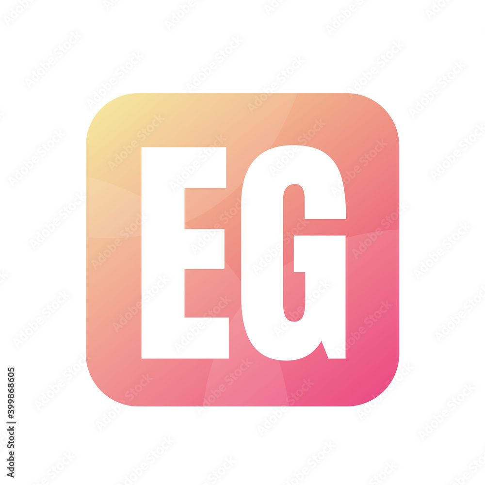 EG Letter Logo Design With Simple style EG Letter Logo Design With Simple style