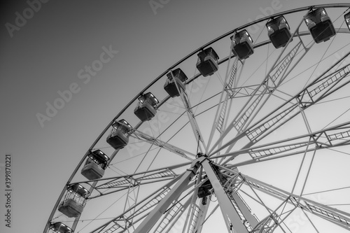 ferris wheel on a sky