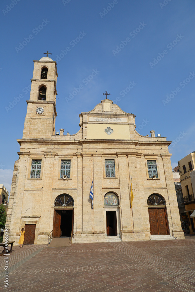 The Church of Agios Nikolaos in Chania, in Crete, Greece