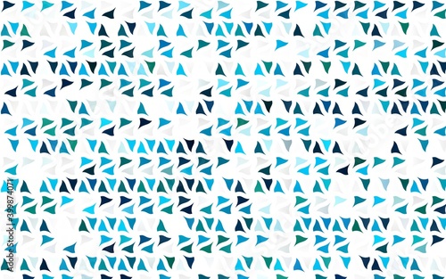 Light Blue  Green vector pattern in polygonal style.