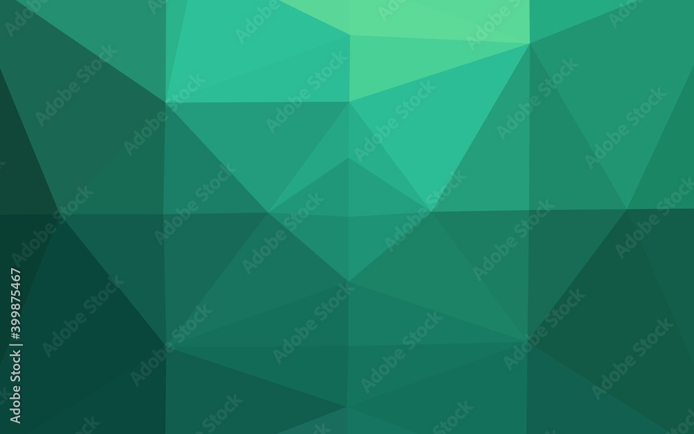 Light Green vector abstract mosaic pattern. Light Green vector abstract mosaic pattern.
