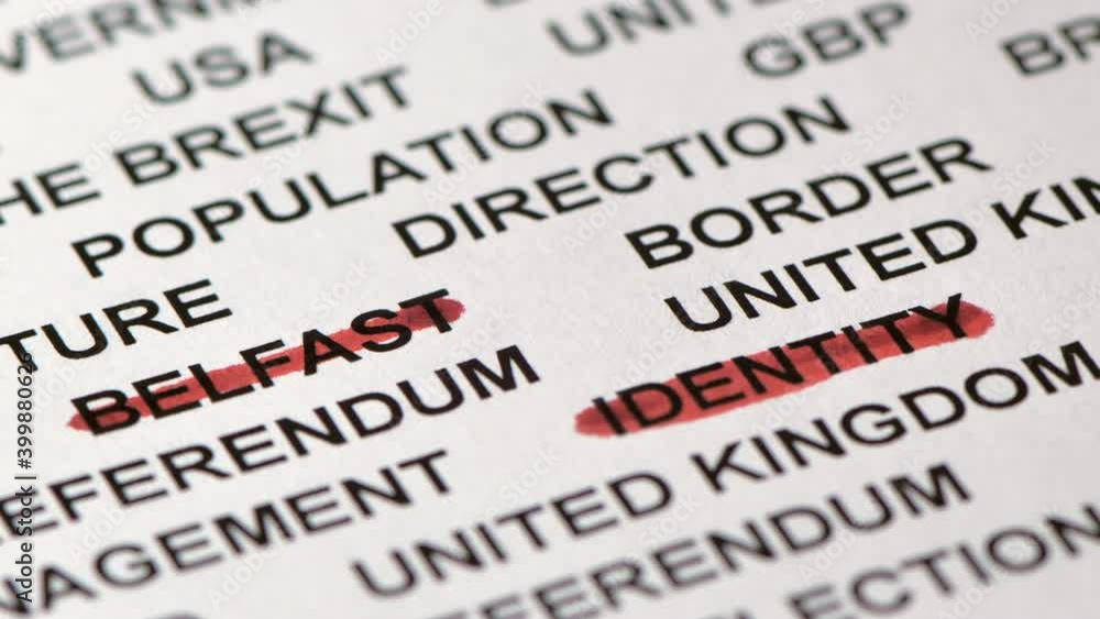 Marking two words with the red highlighter Marking two words with the red highlighter