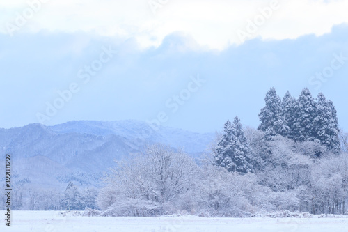 雪景色　冬の朝 © amosfal